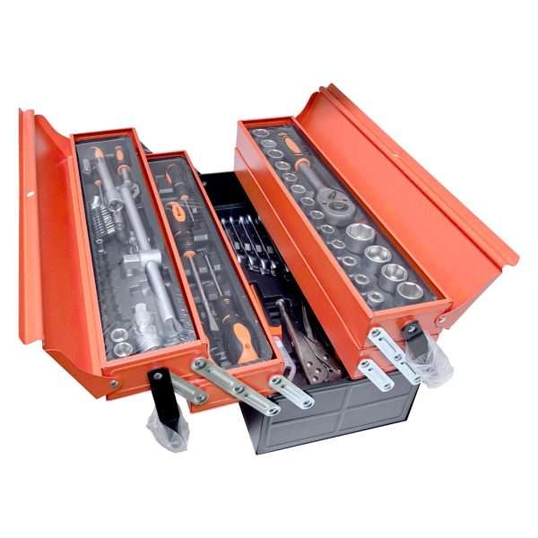 85 Piece Hand Tool Socket Wrench Set with Metal Mechanic Tool Box Car Tool