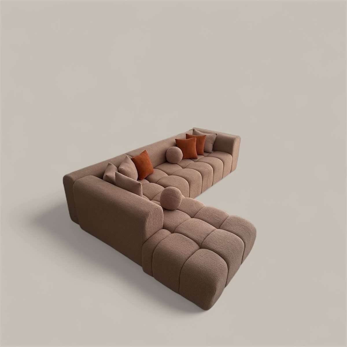 WLSMC1 Marshmallow L Shape Couch
