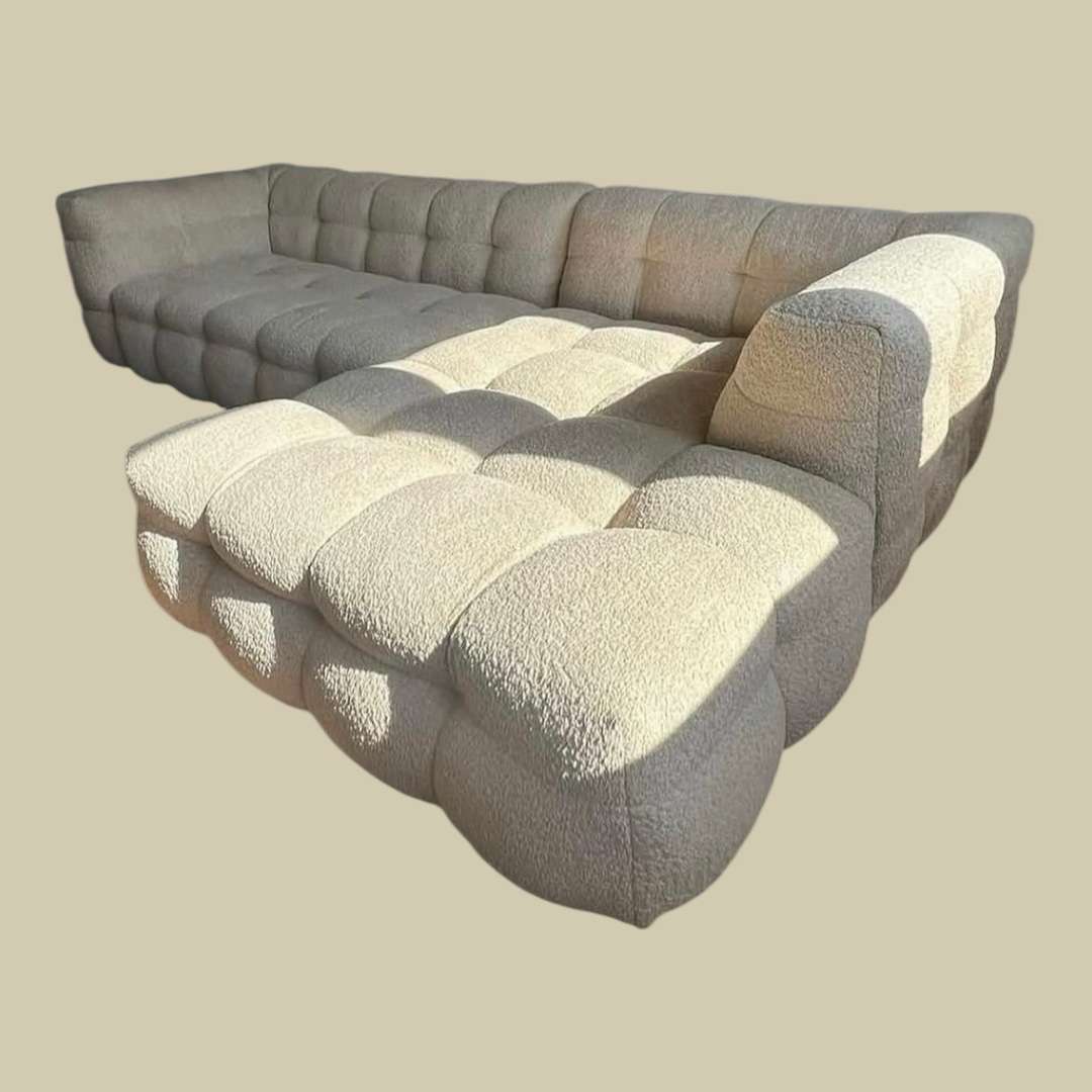 Marshmallow L Shape Couch