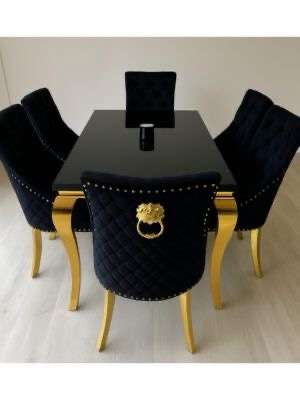 Noir 6-Seater Dining Set