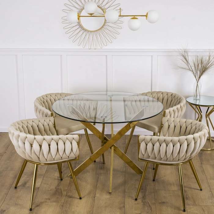WRG4SDS1 4 Seater Dining Set