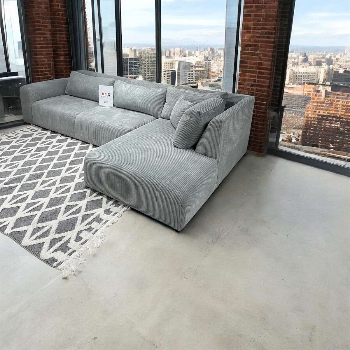 WQLSC1 Quadro L Shape Couch