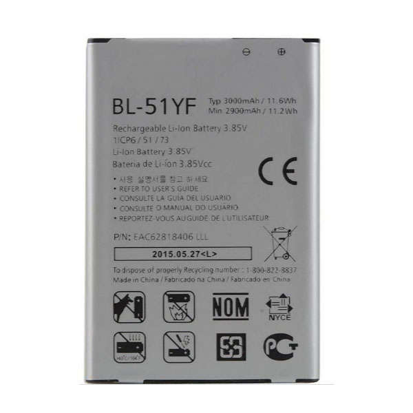 Generic Battery for LG G4 (2015) BL- 51YF