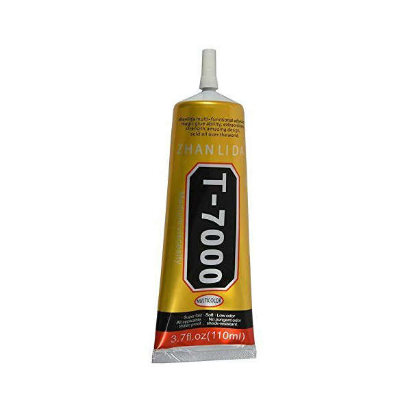 T7000 Black Glue for Crafts, Jewellery, Cellphone LCD Repair - 50ml