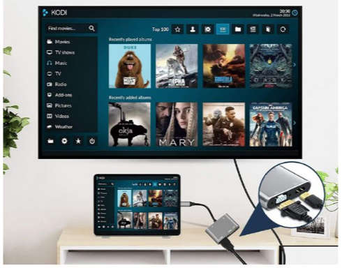 TYPE-C to HDMI + VGA Adapter