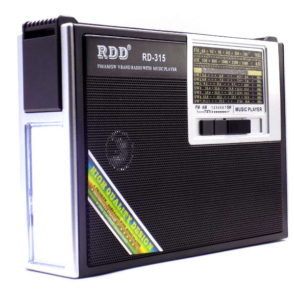 RDD FM/AM/SW Rechargeable Radio