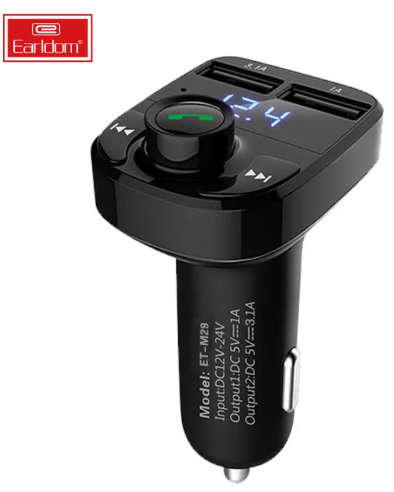 Earldom ET-M29 Bluetooth Car Kit, FM Modulator