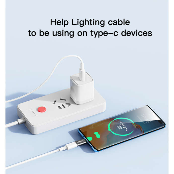 Yesido Fast Data Transfer, Charging Type-C to Lightning OTG Adapter For iPhone iOS