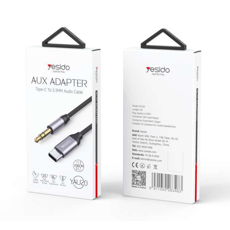 Yesido AUX to Type-C Cable