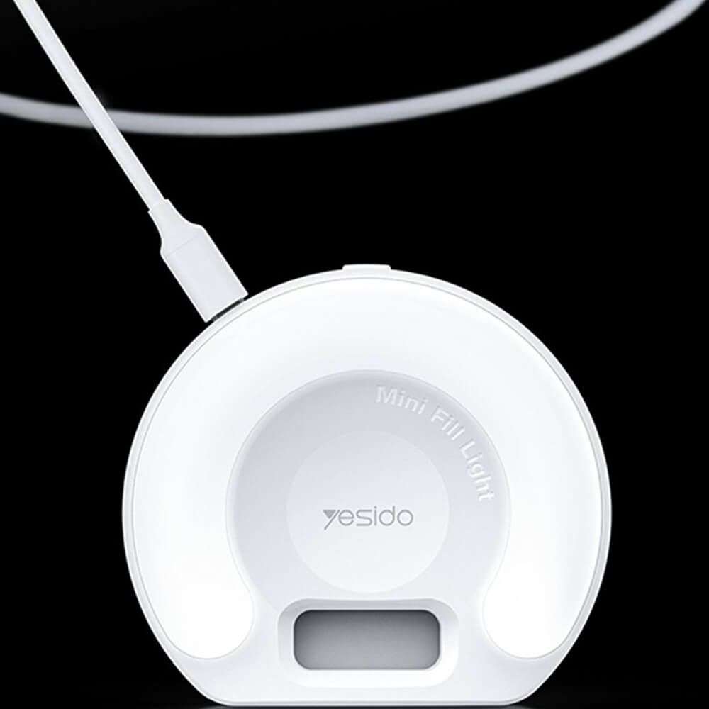 Yesido DH13 Clip-On Selfie Light - 400mAh Battery, 5-Hour Duration