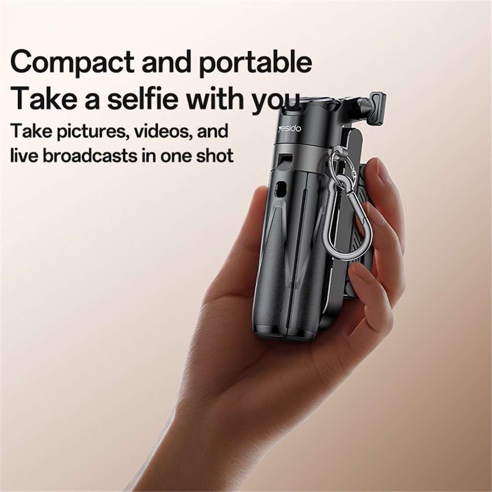 YESIDO SF29 For Android / iOS Mini Bluetooth-Compatible Selfie Stick Extendable Tripod with Remot...
