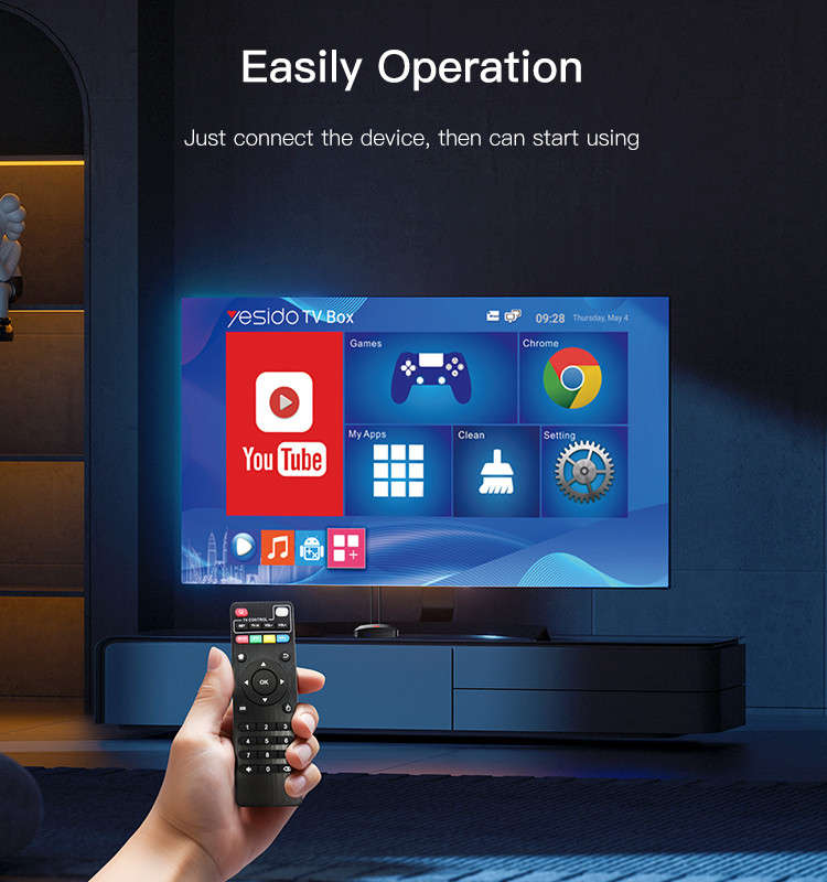 Yesido TV12 Game,  Android TV Box System