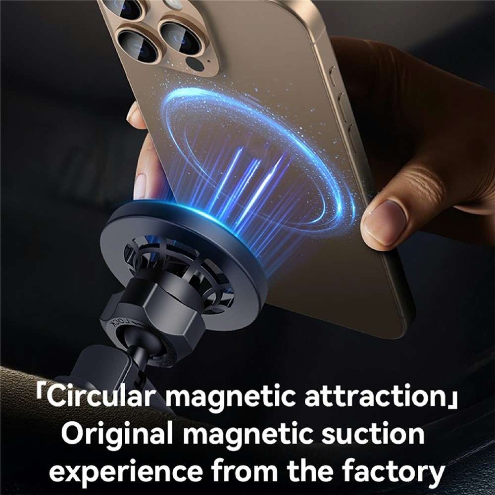 YESIDO C221 Car Mount Holder Circular Air Vent Compatible Stand Rotatable Adjustable Diameter