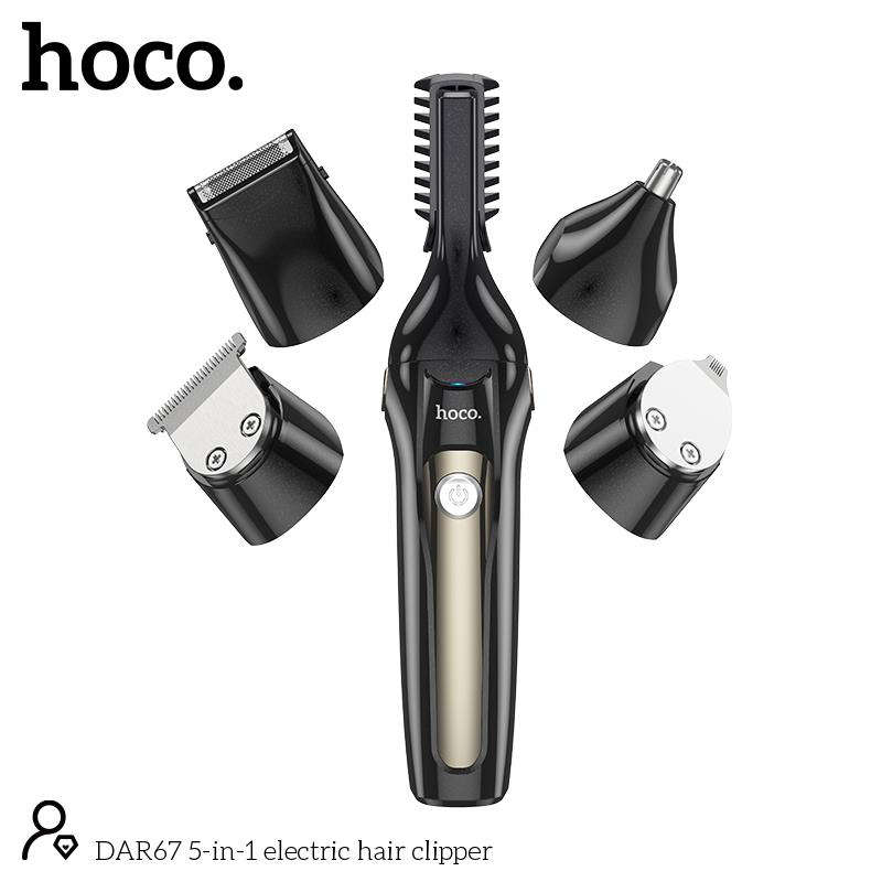 HOCO DAR67 5-in-1 electric hair clipper