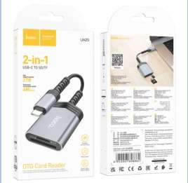 HOCO UA25 2-in-1 card reader Type-C