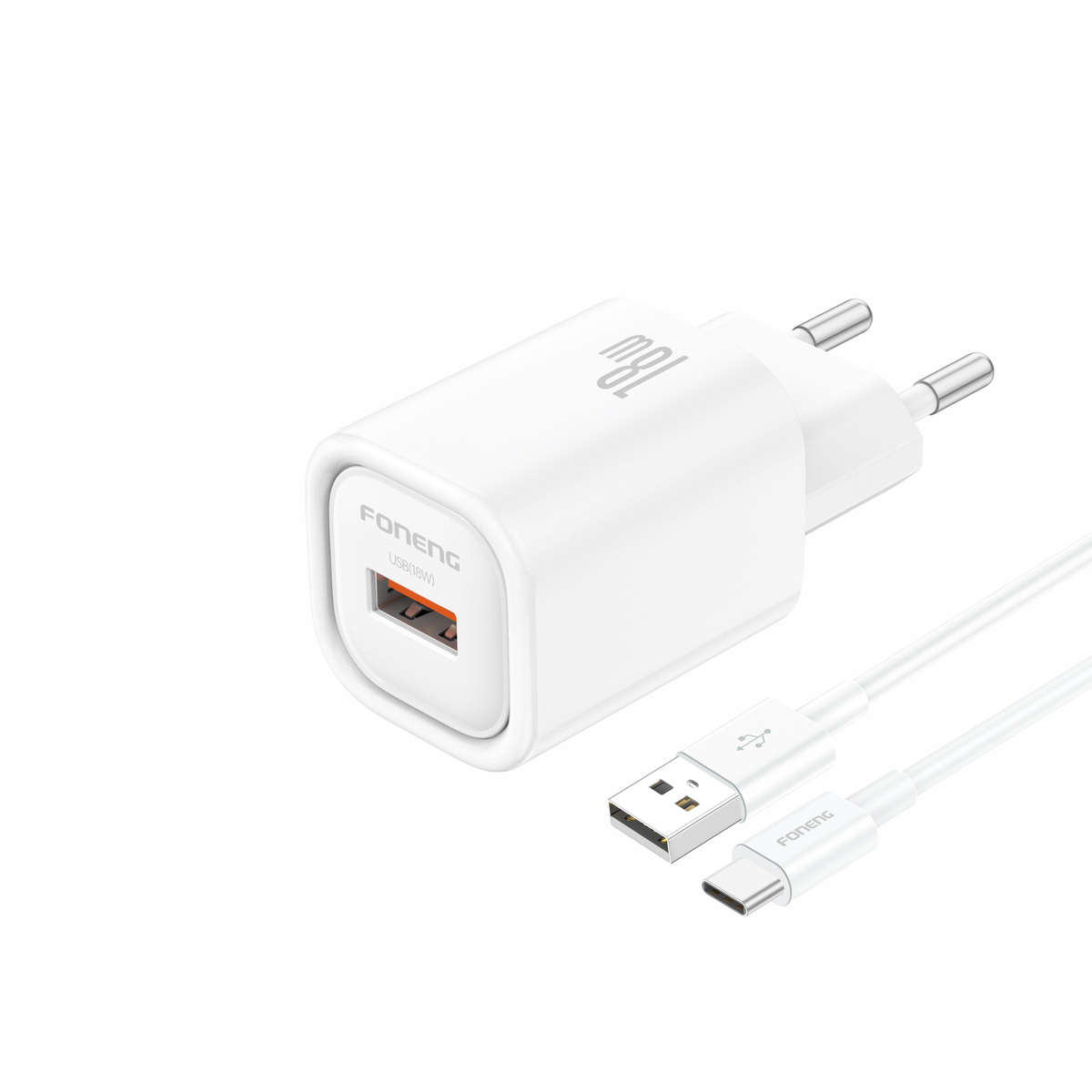 Foneng EU68 USB-A Charger (18W) - Black