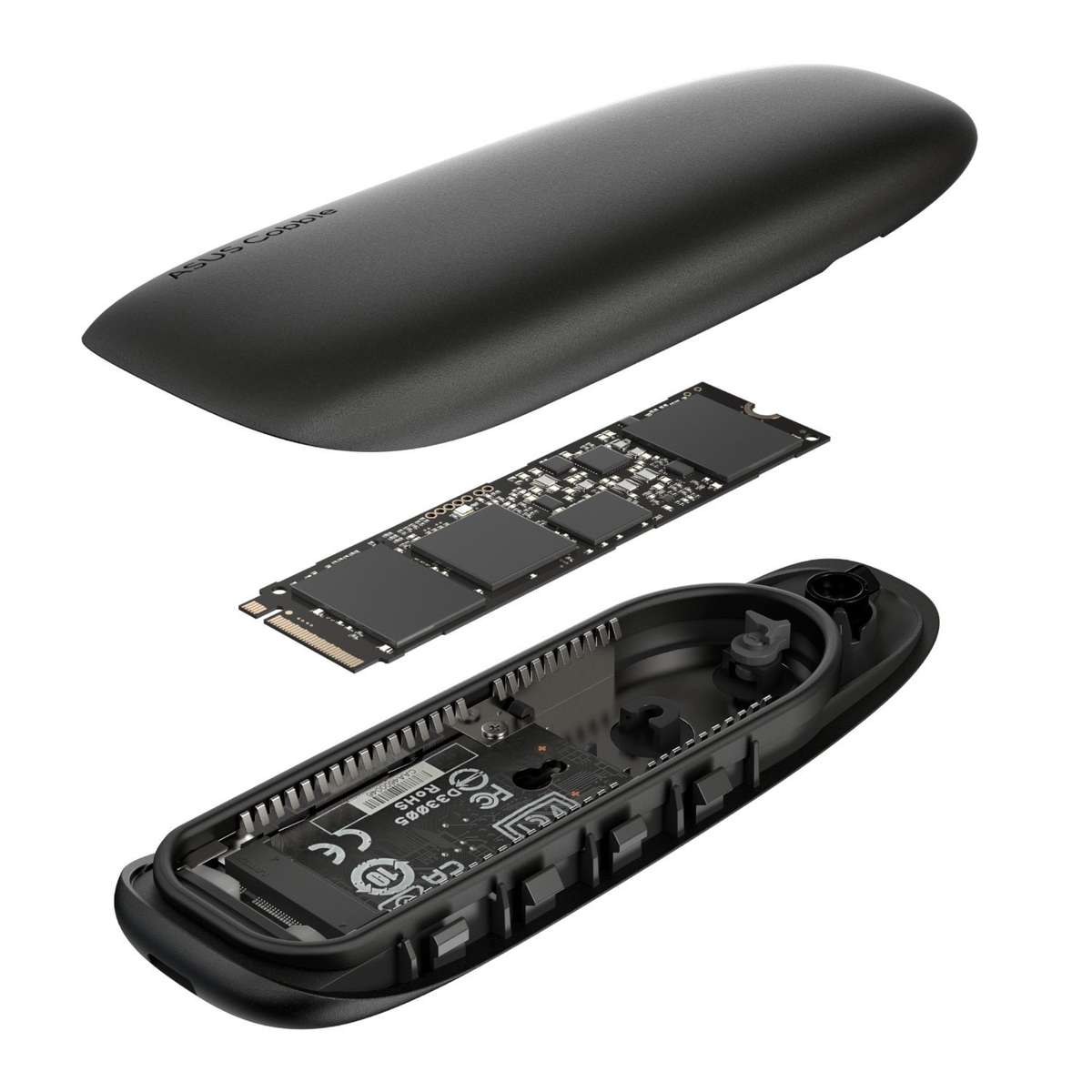 Asus Cobble M.2 SSD Enclosure - Black