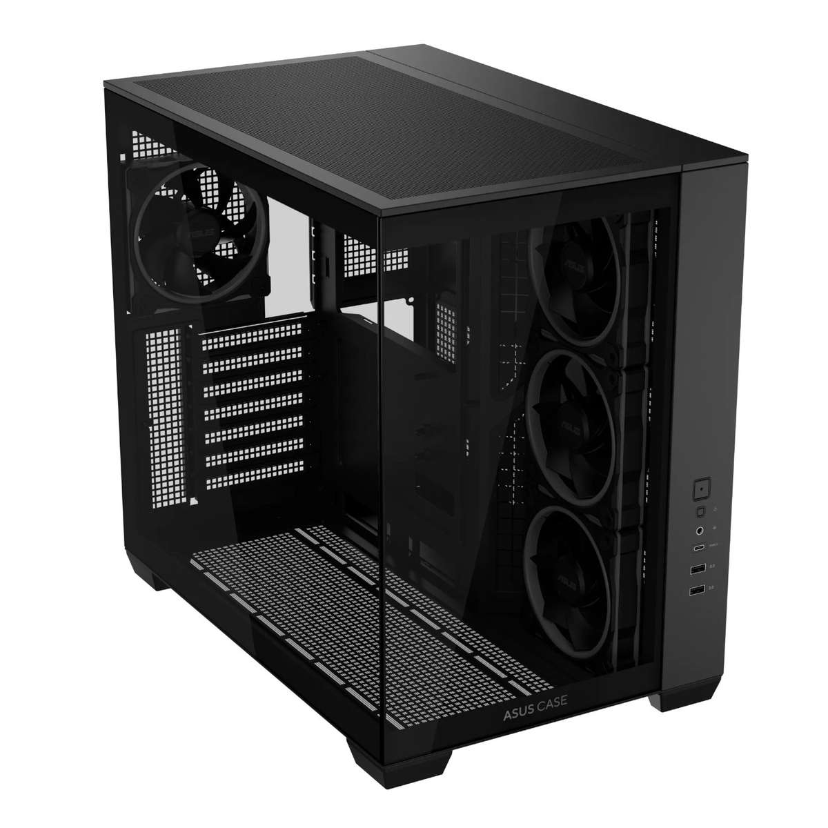 Asus A32 PLUS ARGB ATX Gaming Chassis  Black