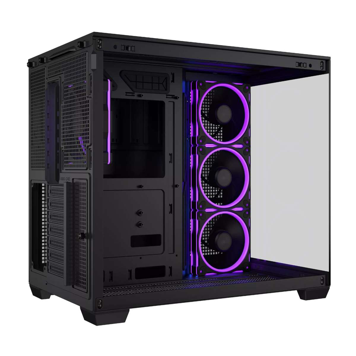 Asus A32 PLUS ARGB ATX Gaming Chassis  Black