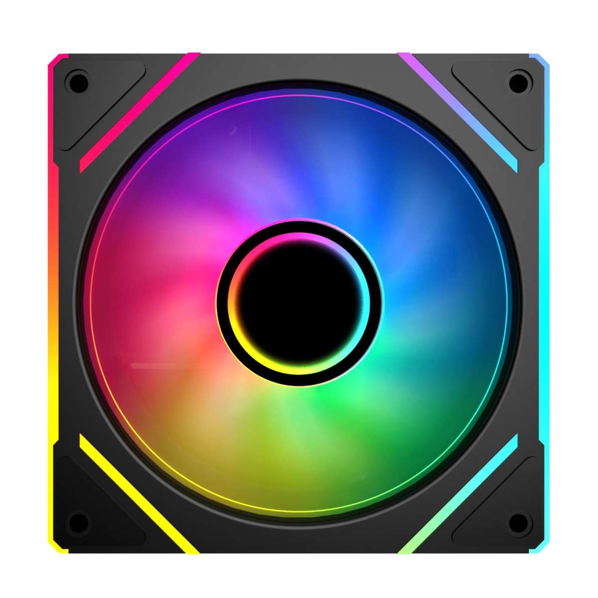 PCBuilder STORM PRISM 120mm ARGB Fan - Black