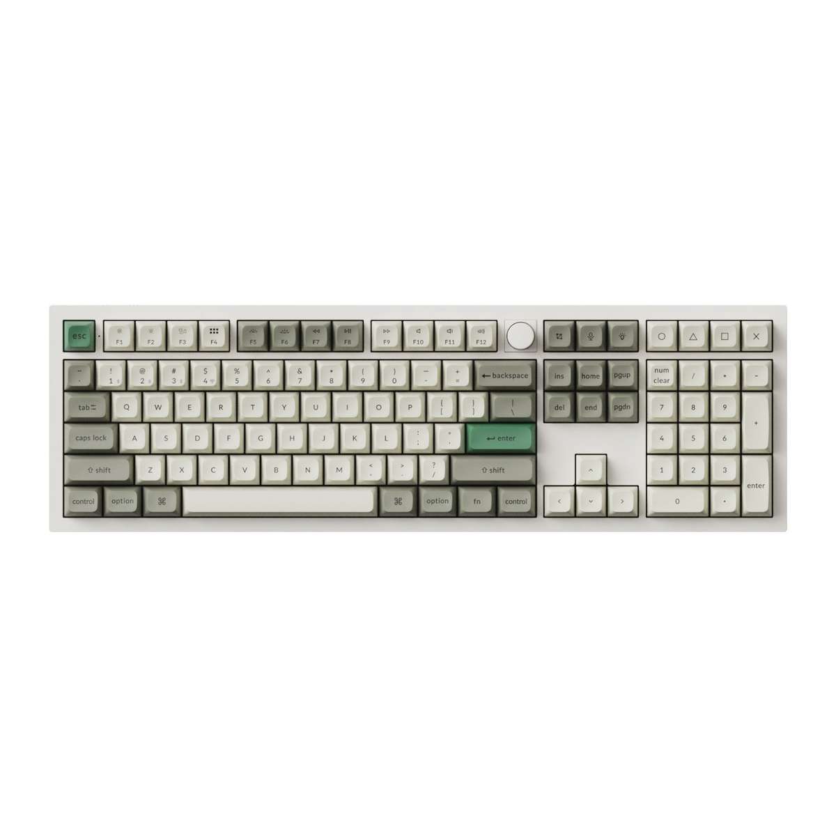 Keychron Q6 Max QMK/VIA Wireless Custom Mechanical Keyboard KSA Gateron Red Jupiter Switches - Sh...