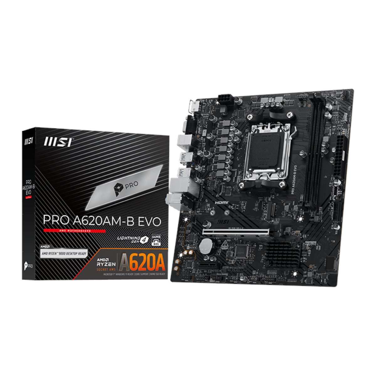 MSI PRO A620AM-B EVO AM5 M-ATX Motherboard
