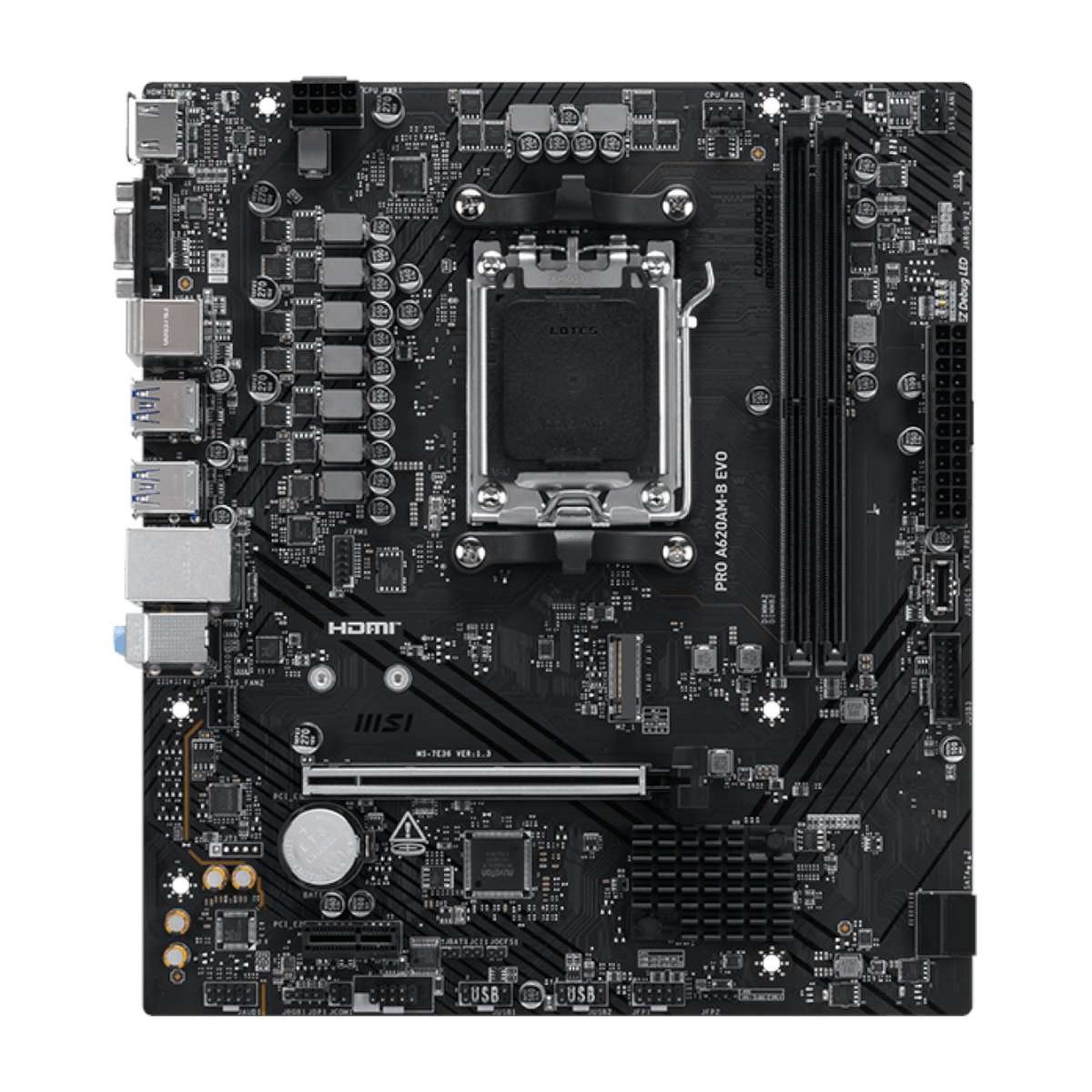 MSI PRO A620AM-B EVO AM5 M-ATX Motherboard