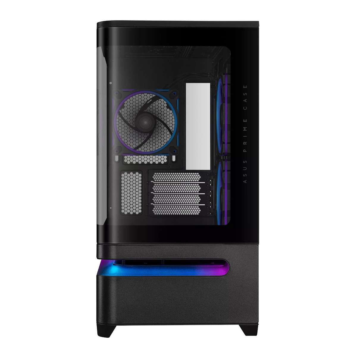 Asus Prime AP202 ARGB Curved Tempered Glass Micro-ATX Chassis  Black