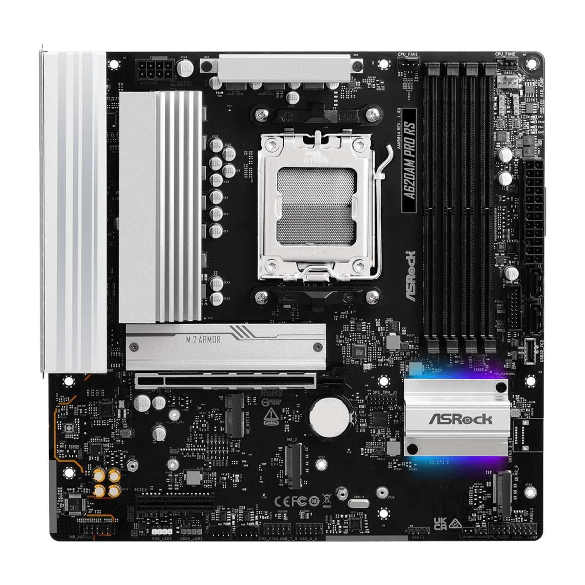 ASRock A620AM Pro RS AM5 M-ATX Motherboard