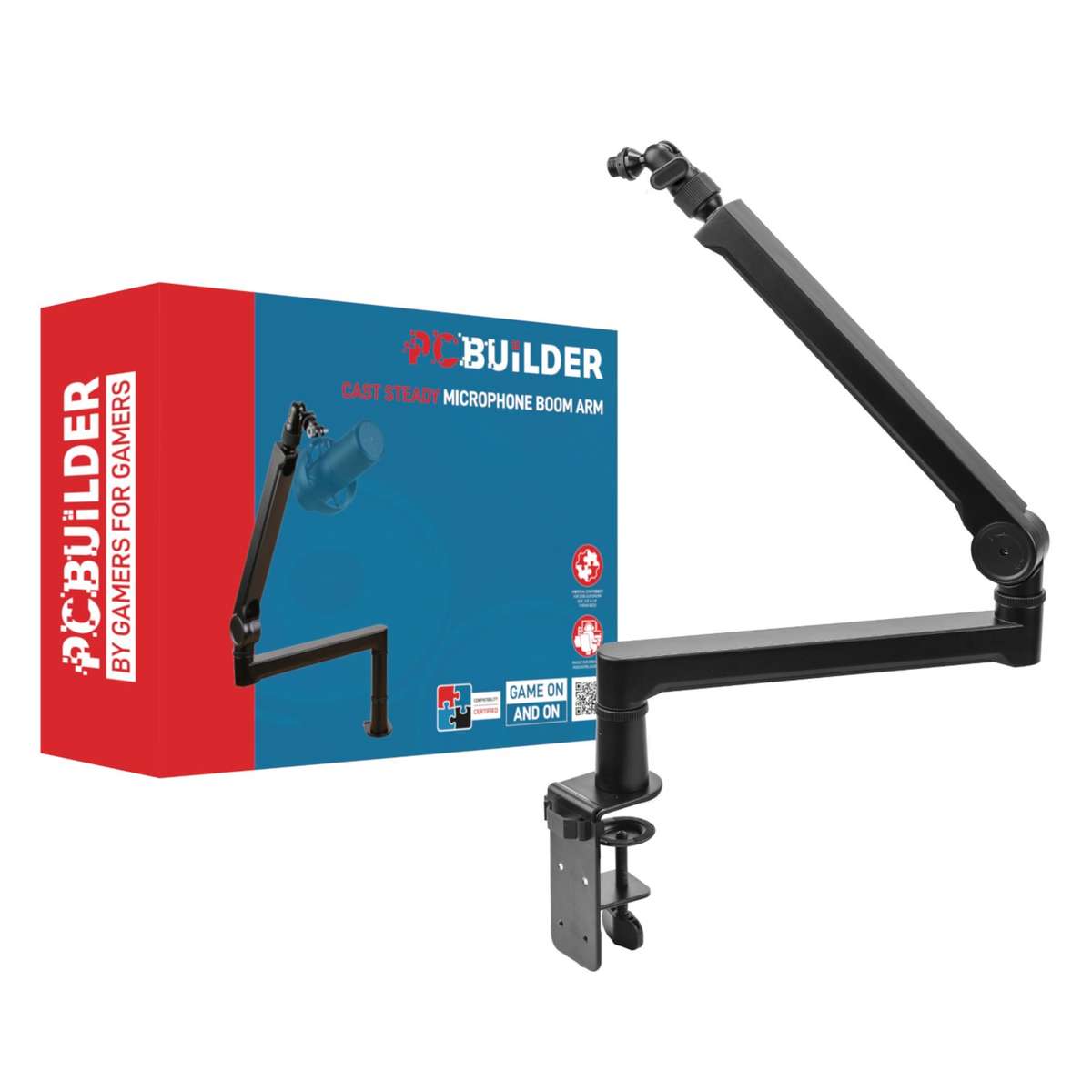 PCBuilder CAST STEADY Microphone Boom Arm
