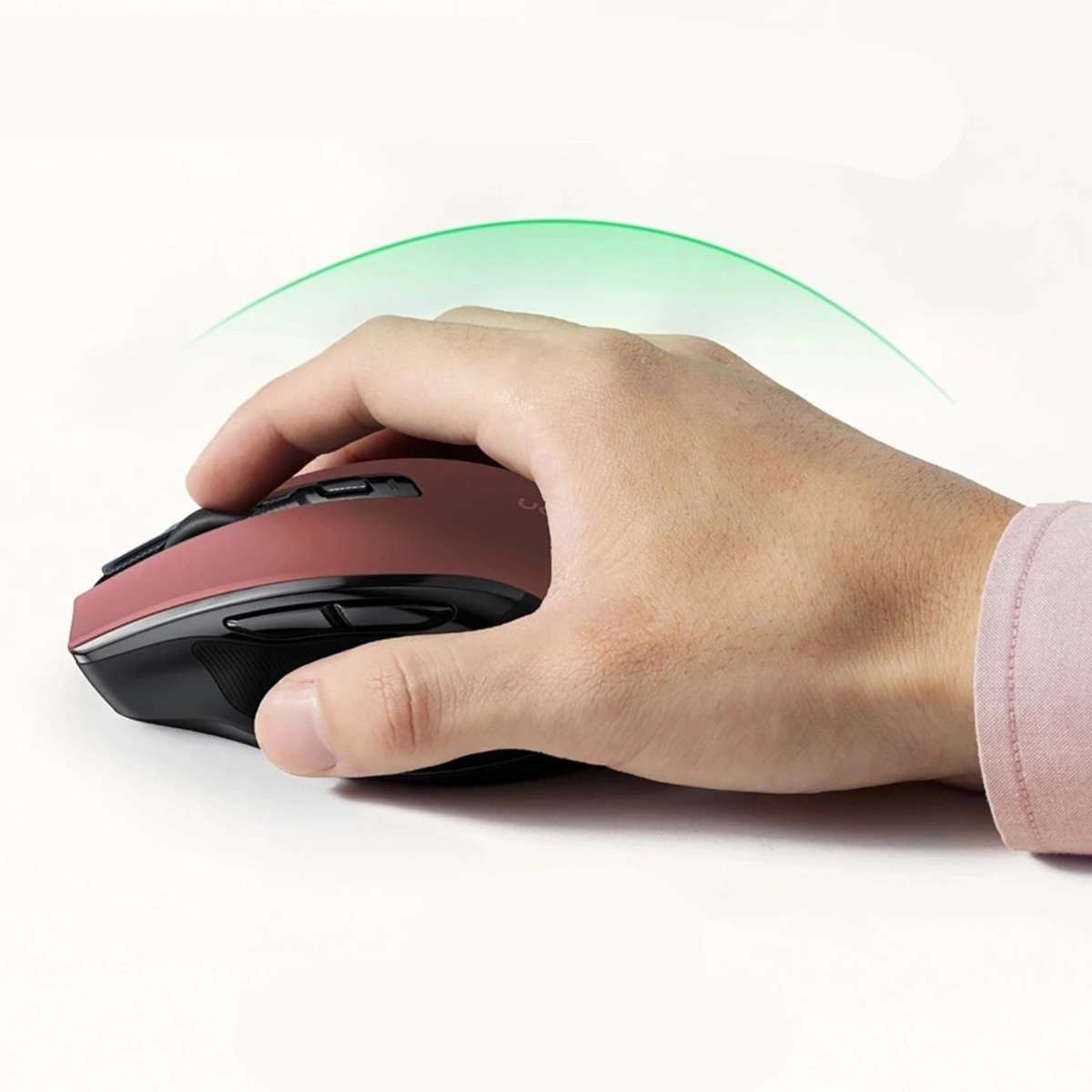 UGREEN MU006 2.4GHz Wireless Optical Mouse - Red