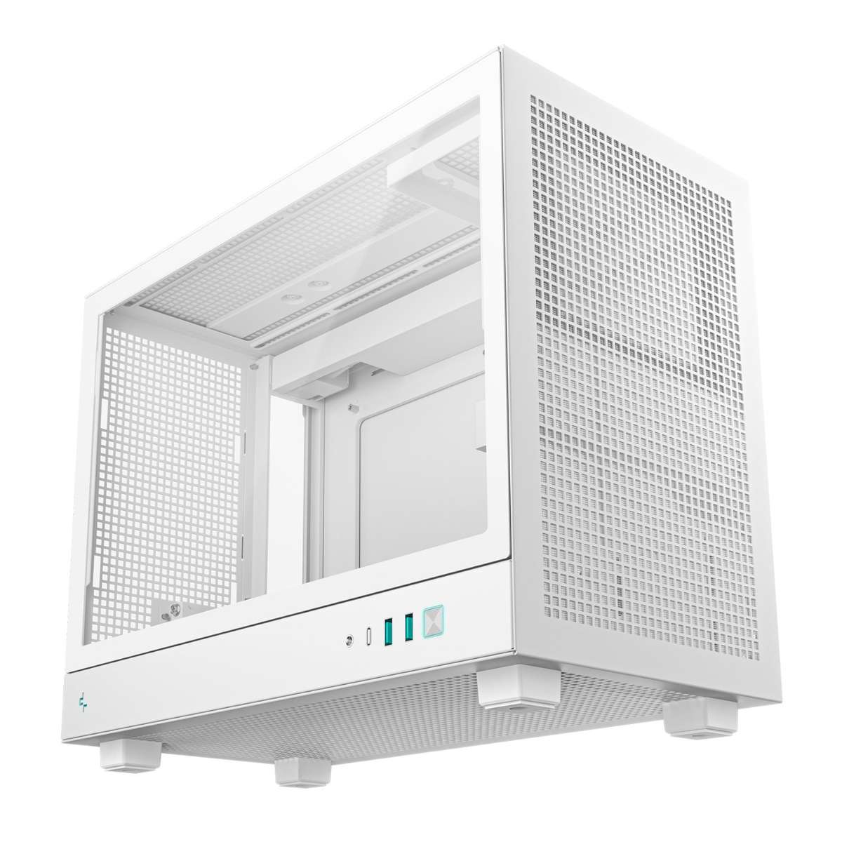 DeepCool CH160 PLUS Micro-ATX Chassis - White