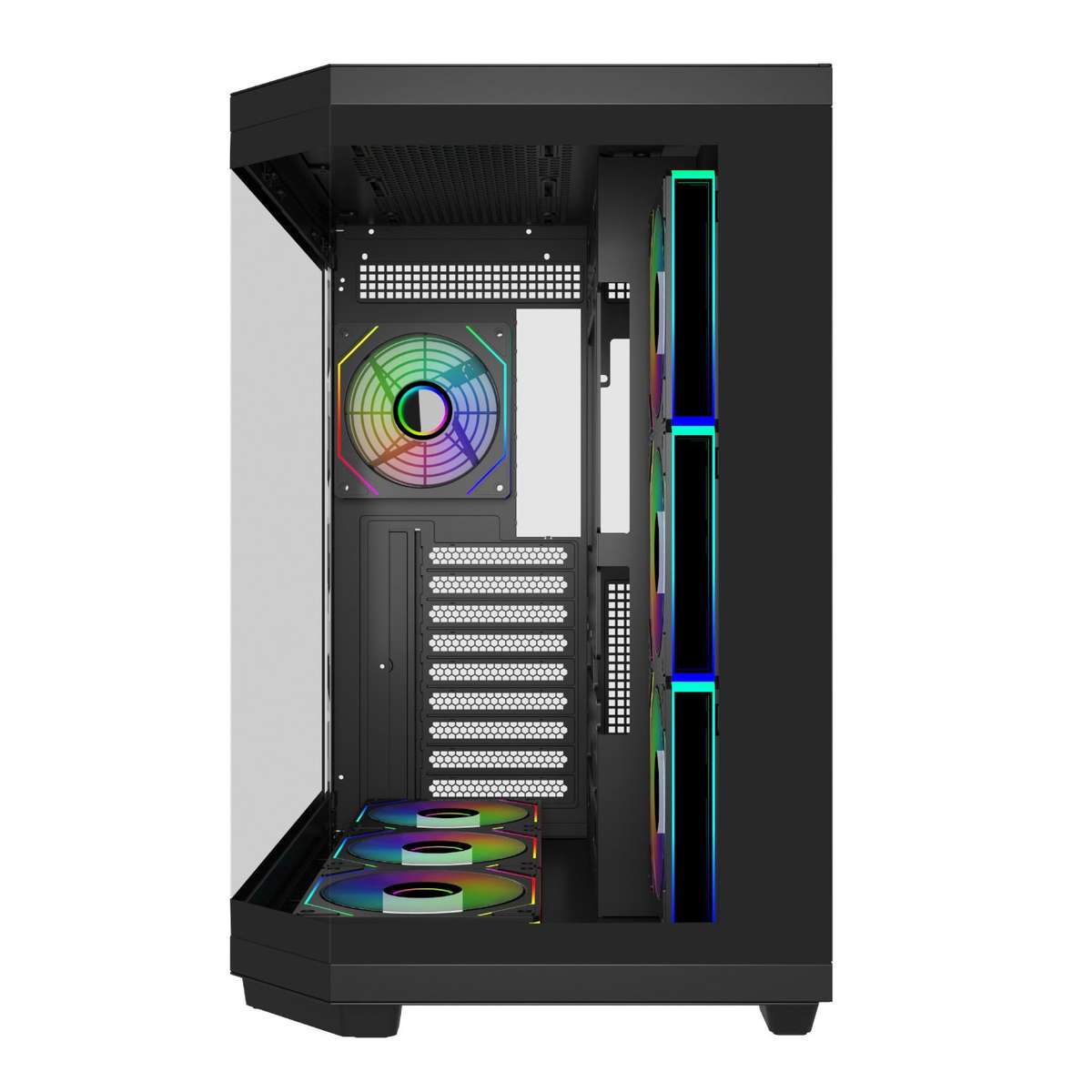FSP U580 ARGB ATX Ultra Tower Gaming Chassis - Black