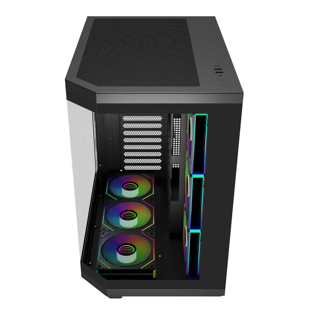 FSP U580 ARGB ATX Ultra Tower Gaming Chassis - Black