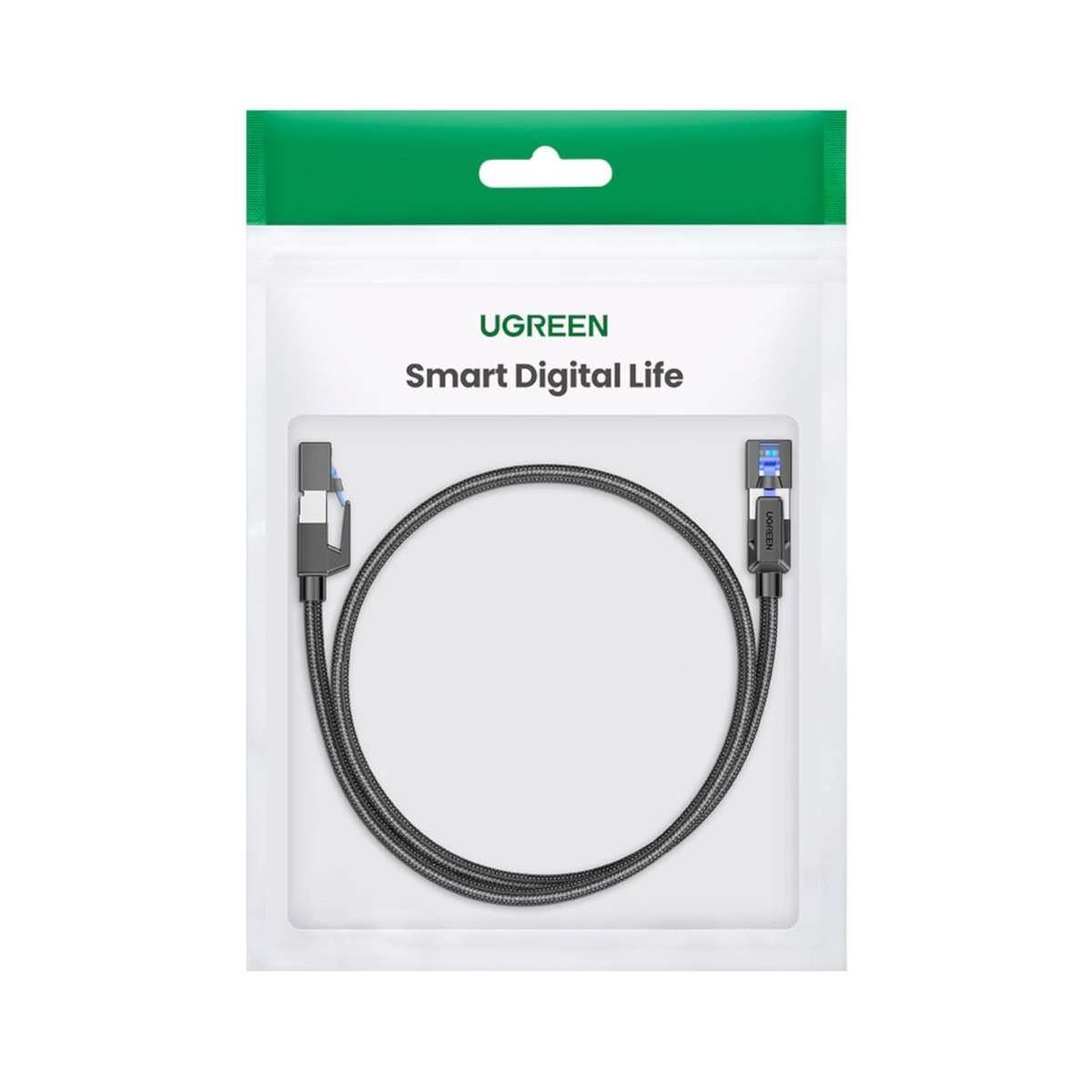 UGREEN Cat8 Nylon Braided Ethernet Cable - 40Gbps with Modular Plugs - 5m