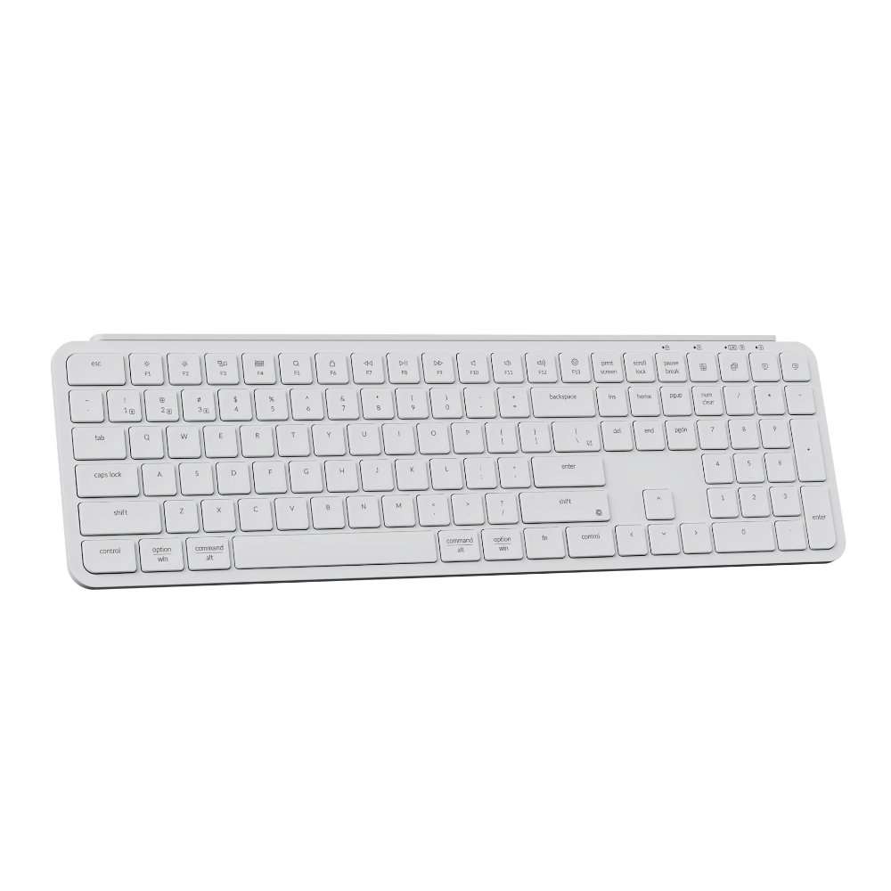 Keychron B6 Pro Ultra-Slim 100% Wireless Keyboard  Ivory White