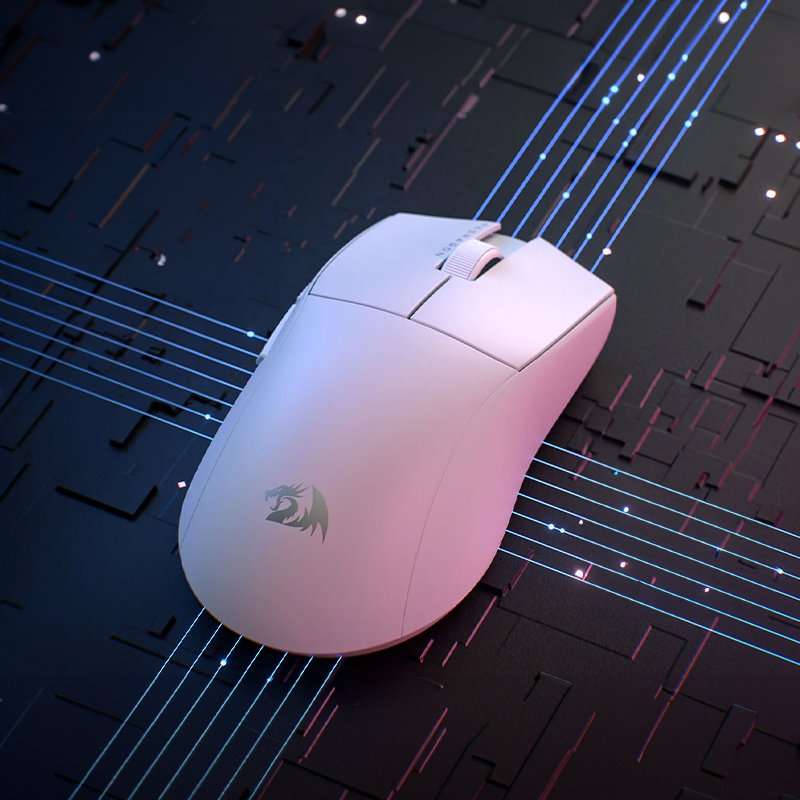 REDRAGON M916 PRO 1K 3-Mode Wireless Gaming Mouse - Pink