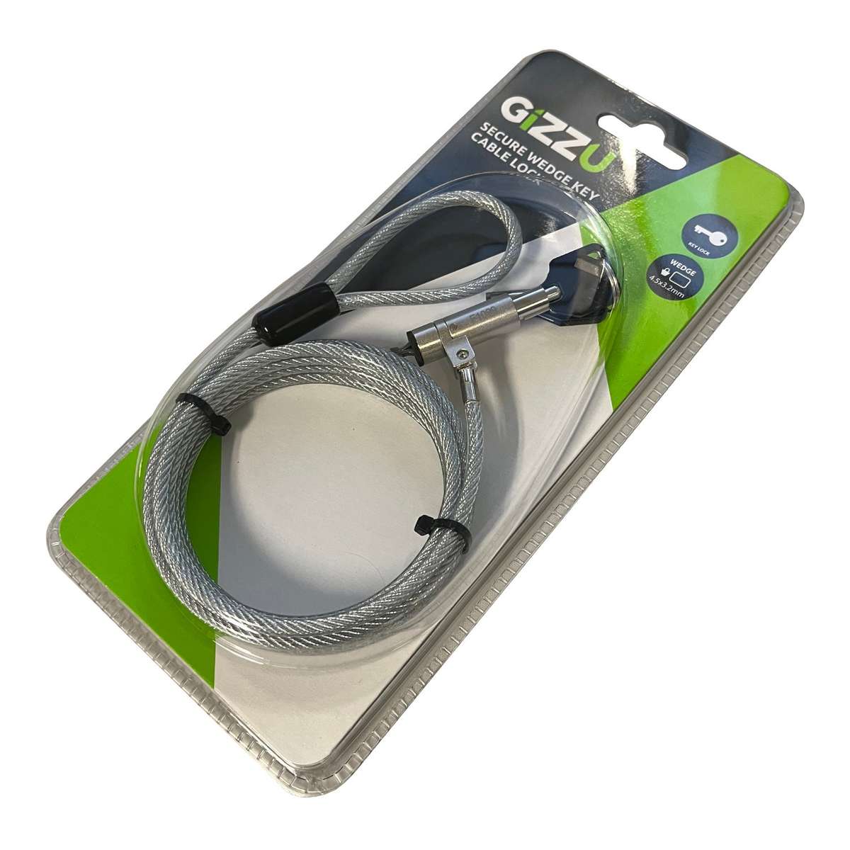 GIZZU 1.8m Wedge Cable Lock