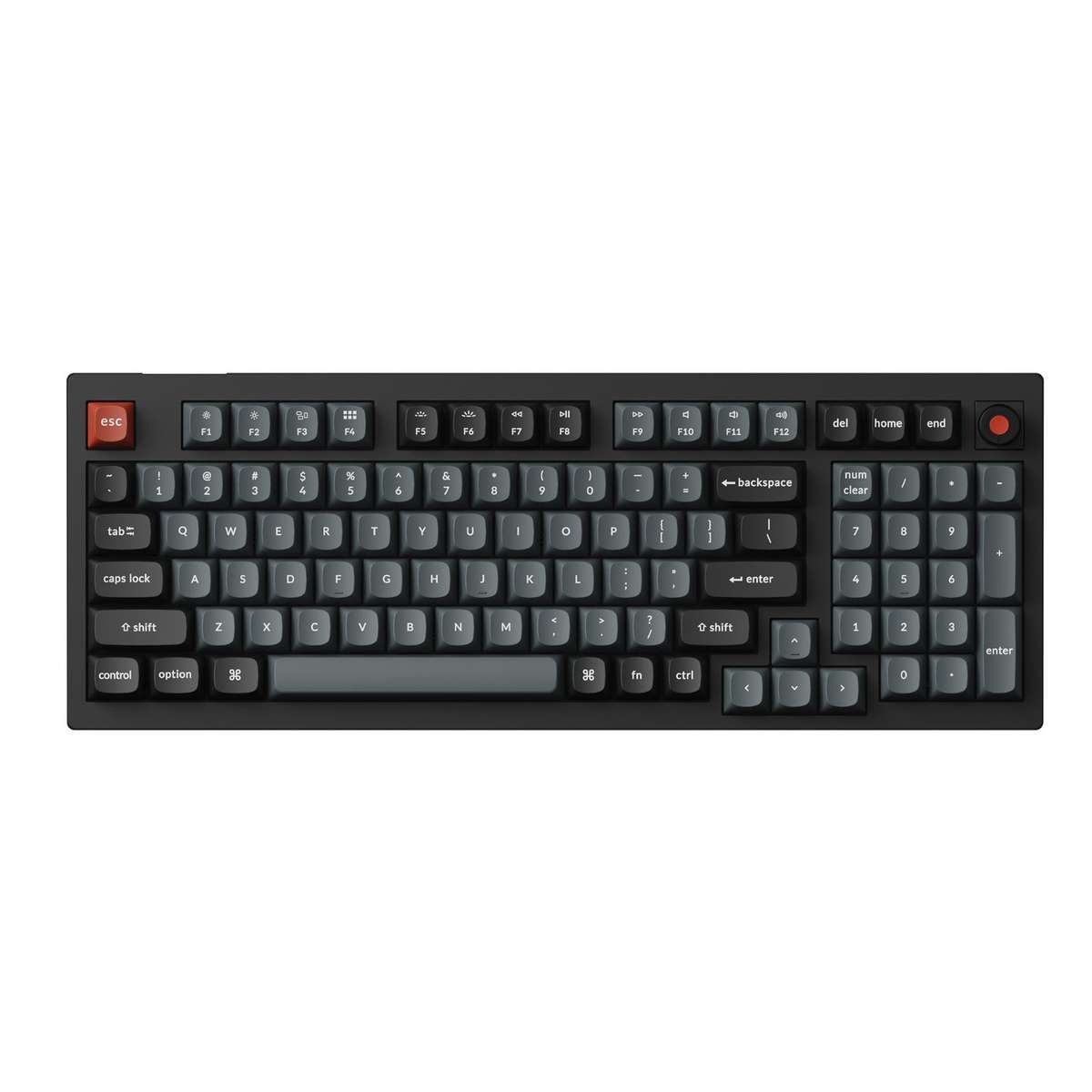 Keychron V5 Ultra 96% 8K Red Switch Hot-Swapple Silk POM RGB Wireless Keyboard
