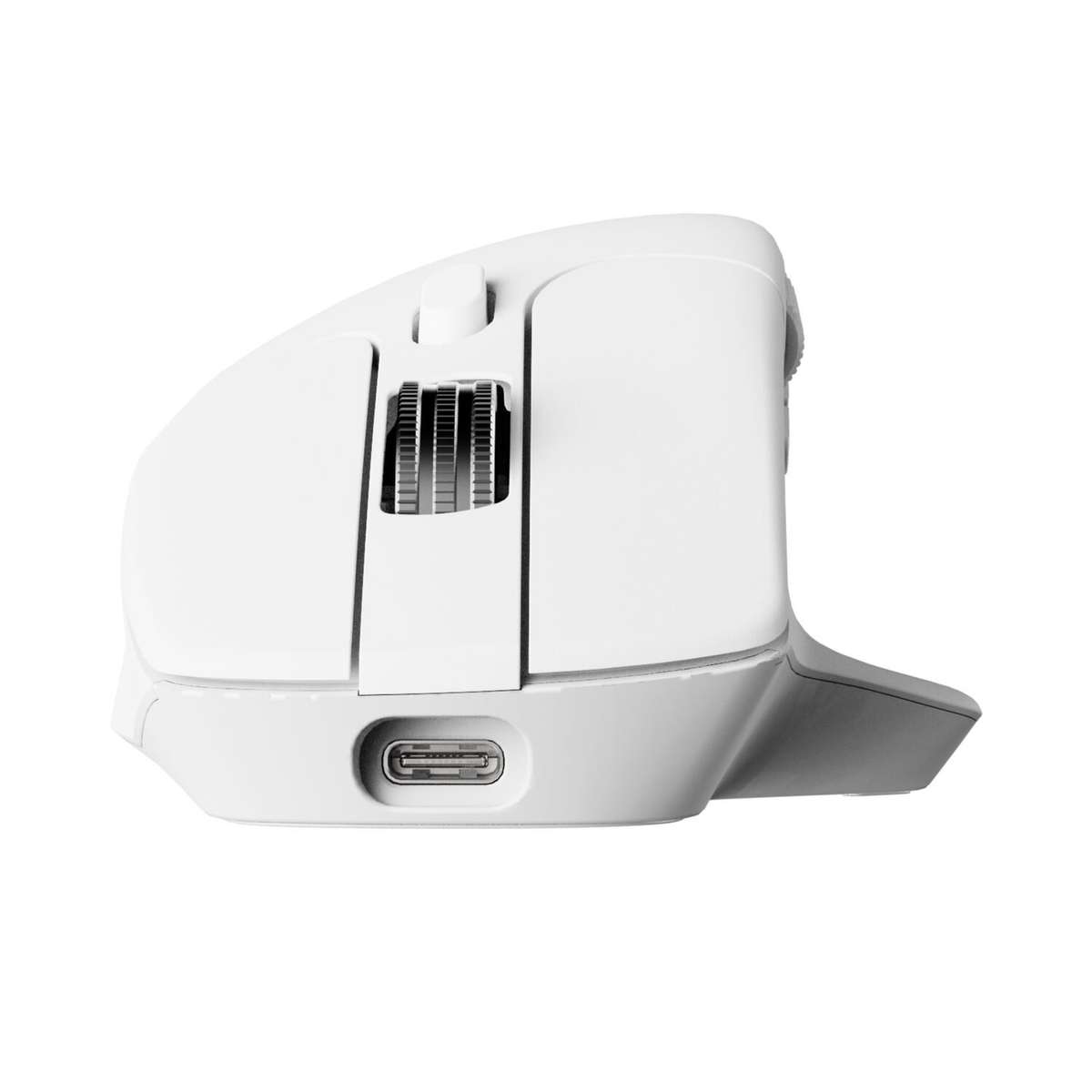 Keychron M6S-A24 PixArt 3950 8K 30000DPI Wireless Mouse (BT/2.4GHz/Wired) - White