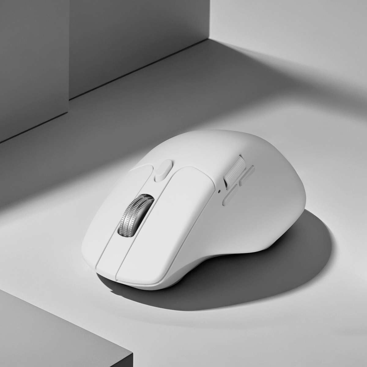 Keychron M6S-A24 PixArt 3950 8K 30000DPI Wireless Mouse (BT/2.4GHz/Wired) - White