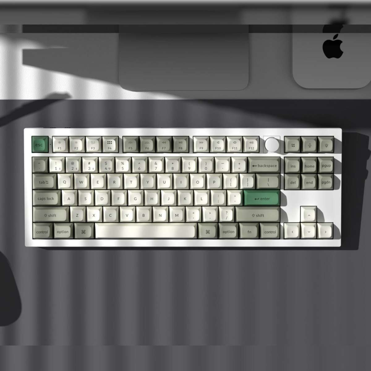 Keychron Q3 Max 80% Full Assembled Knob Red Switch Hot-Swap Gateron Jupiter RGB Wireless Keyboard...