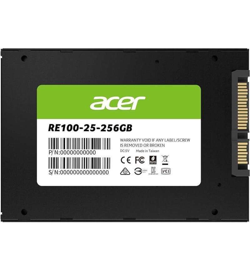 ACER RE100 2.5" SSD| 256GB 3D TLC