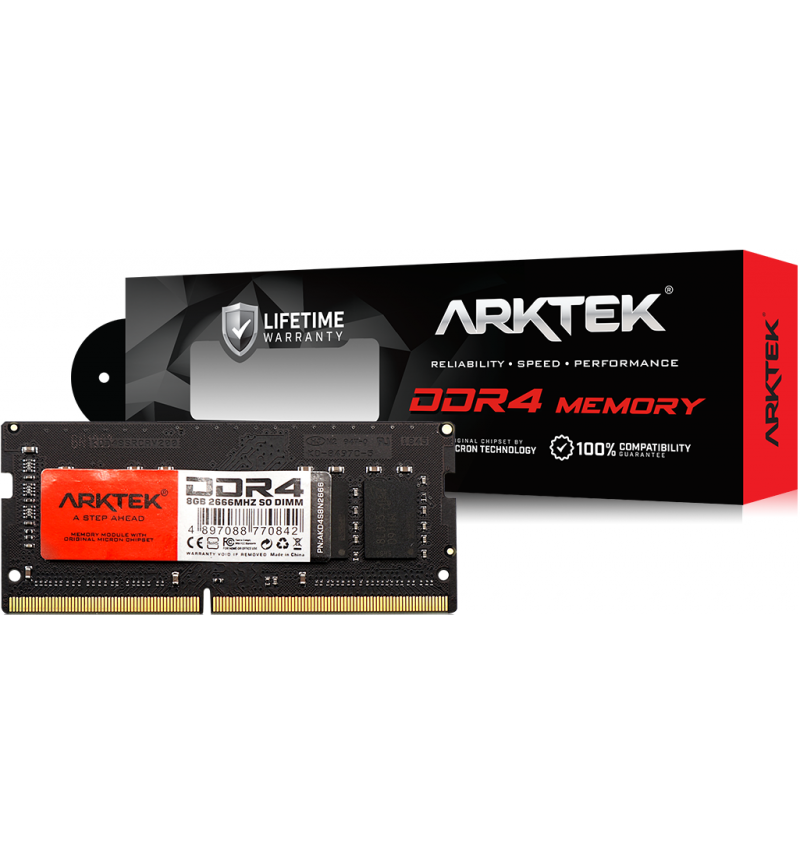 ARKTEK SODIMM: 8GB DDR4 2666