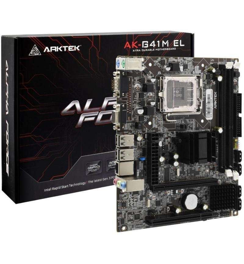 ARKTEK AK-G41M EL Intel G41 LGA775 Micro-ATX Motherboard