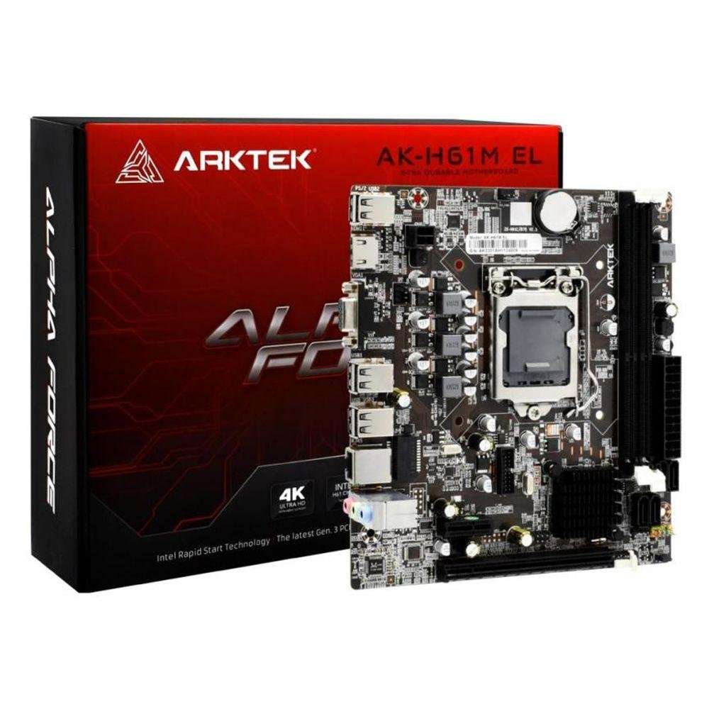 ARKTEK AK-H61M EL | LGA1155 | DDR3| Micro-ATX Motherboard