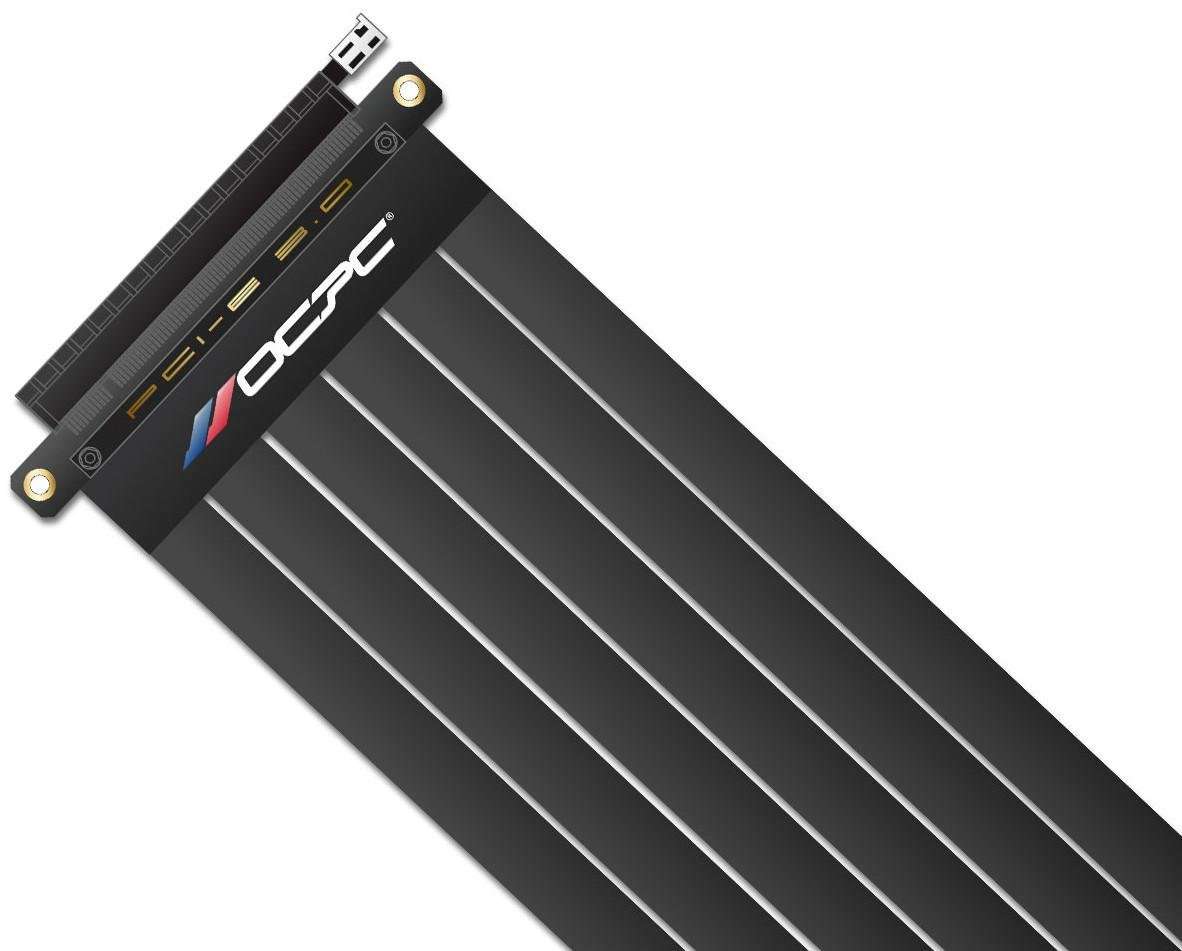OCPC XTENDER PCIe 3.0 x16 Riser Cable - Black
