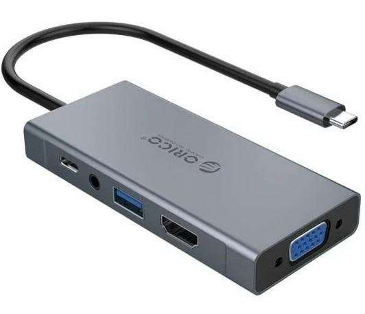 ORICO 5-IN-1 | HDMI | USB3.0| VGA| TYPE-C DOCK