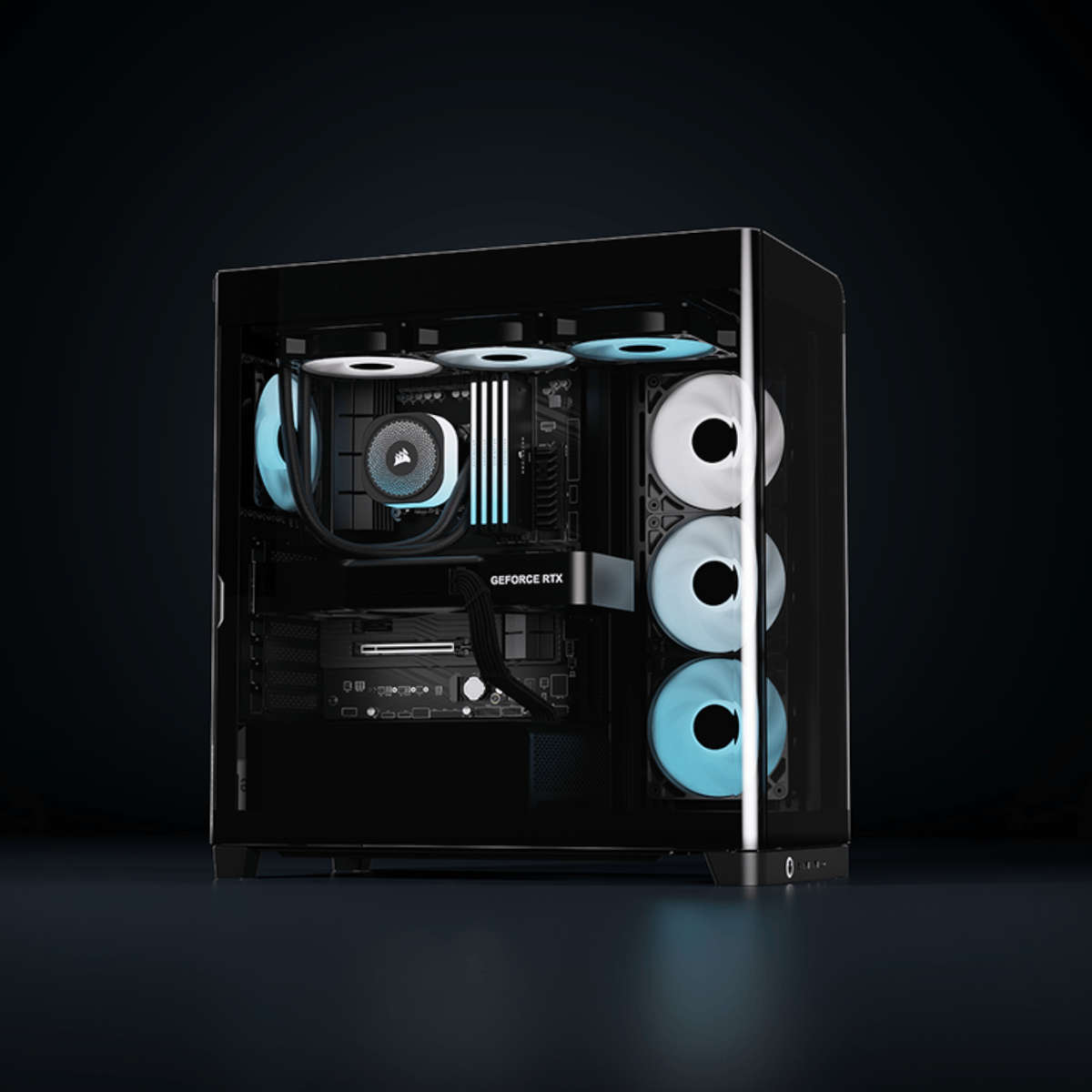 Corsair FRAME 4500X RS-R ARGB Panoramic Glass Mid-Tower PC Case - Black