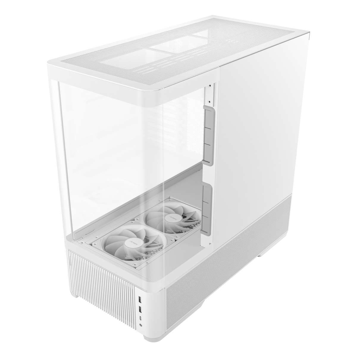 Antec C6 CURVED AIR ATX | Micro-ATX | ITX Mid-Tower Gaming Chassis - White